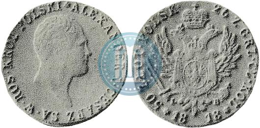Picture 50 złotych 1818 year IB 
