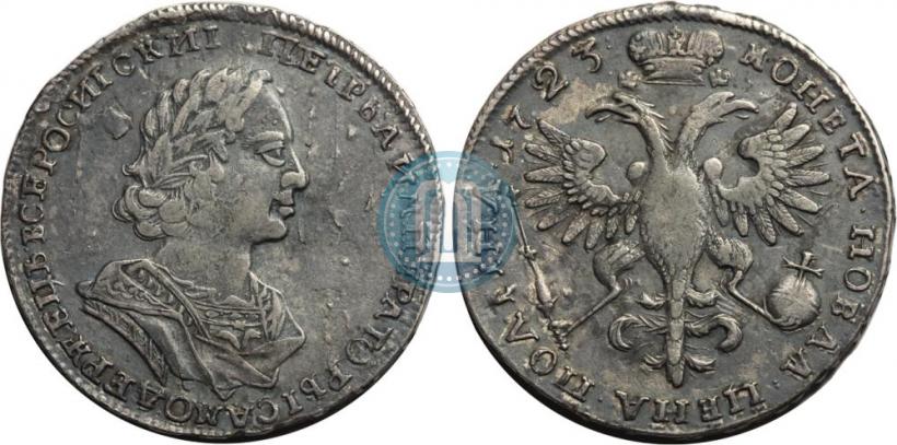 Picture Poltina 1723 year  "Portrait in ancient armour"