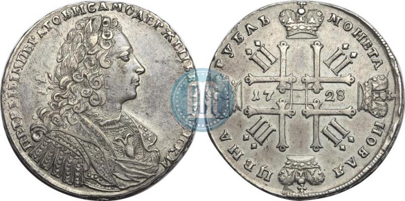 Picture 1 rouble 1728 year  "Type of 1728"