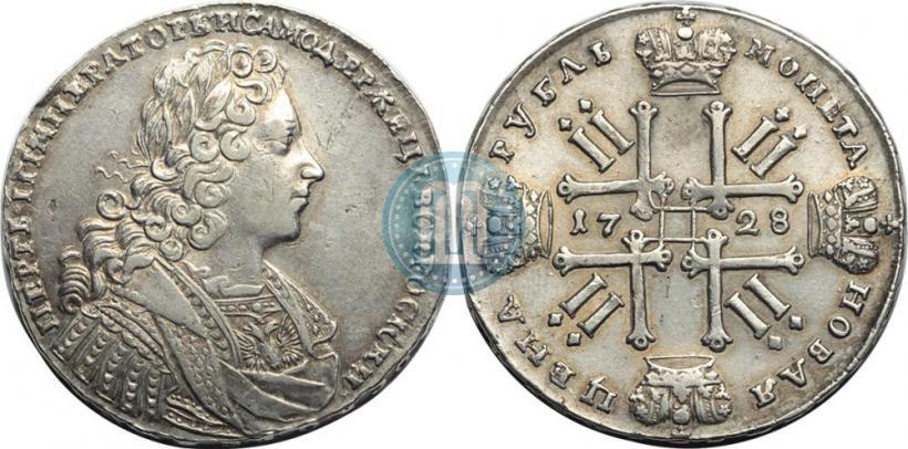 Picture 1 rouble 1728 year  "Type of 1728"
