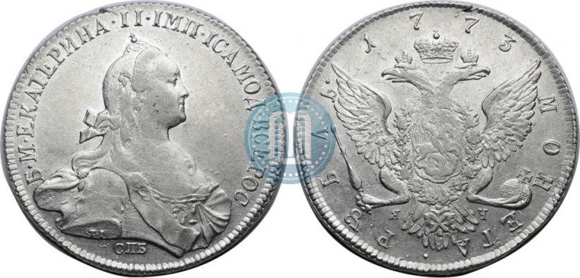 Picture 1 rouble 1773 year СПБ-ЯЧ-Т.I. 