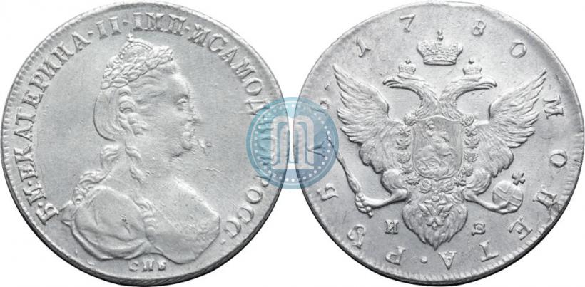 Picture 1 rouble 1780 year СПБ-ИЗ 