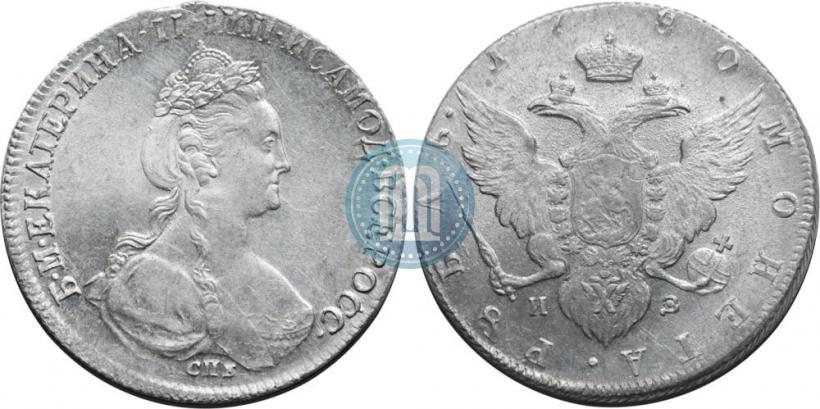 Picture 1 rouble 1780 year СПБ-ИЗ 
