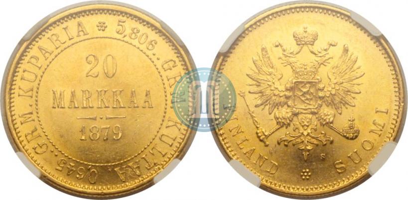 Picture 20 markkaa 1879 year S 