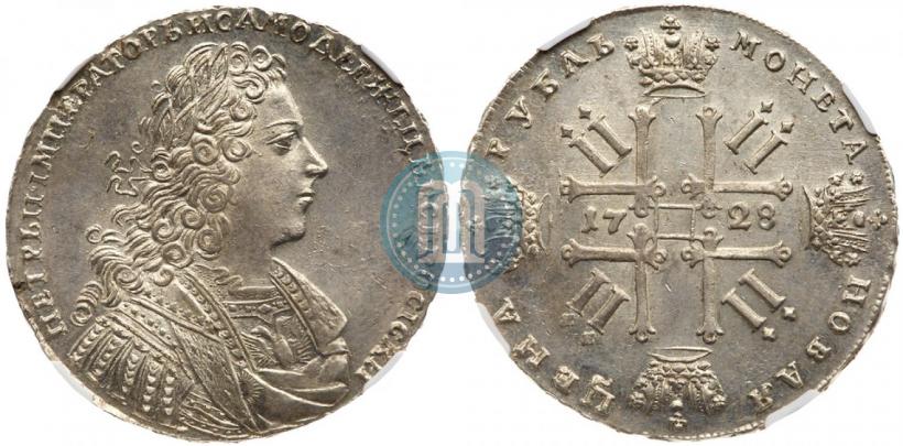 Picture 1 rouble 1728 year  "Type of 1728"