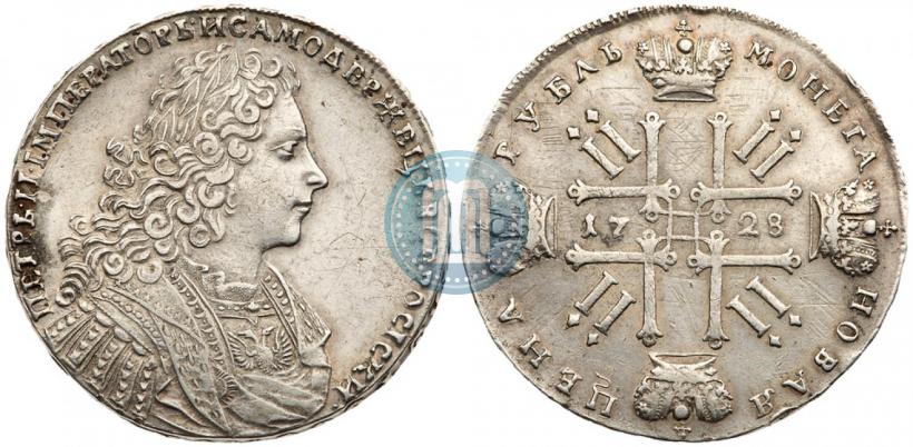 Picture 1 rouble 1728 year  "Type of 1728"