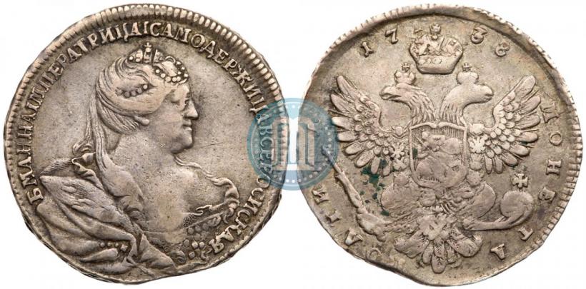 Picture Poltina 1738 year  "Moscow type"