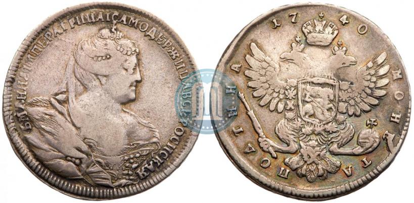 Фото Полтина 1740 года  "Московский тип"