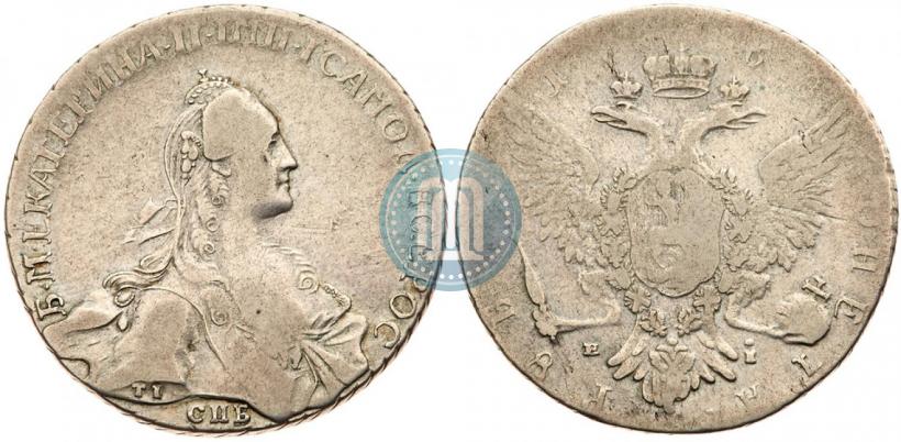 Picture 1 rouble 1768 year СПБ-EI 