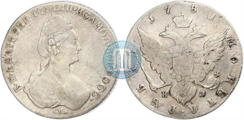 Picture 1 rouble 1781 year СПБ-ИЗ 