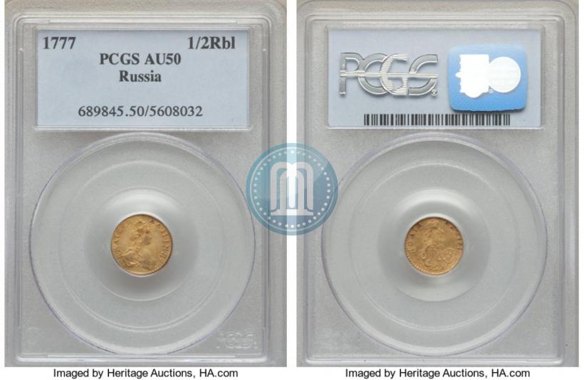 Фото Полтина 1777 года  