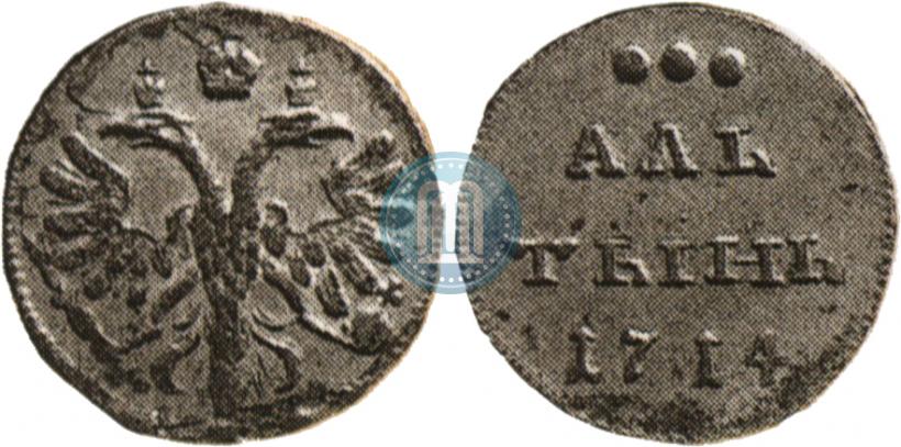 Picture Altyn 1714 year  
