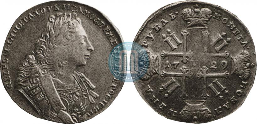 Picture 1 rouble 1729 year  "Type of 1729"