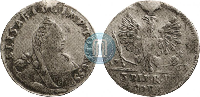 Picture 1/3 Thaler 1761 year  
