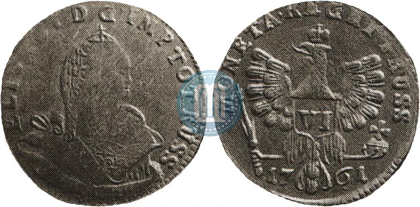 Picture 6 groszy 1761 year  
