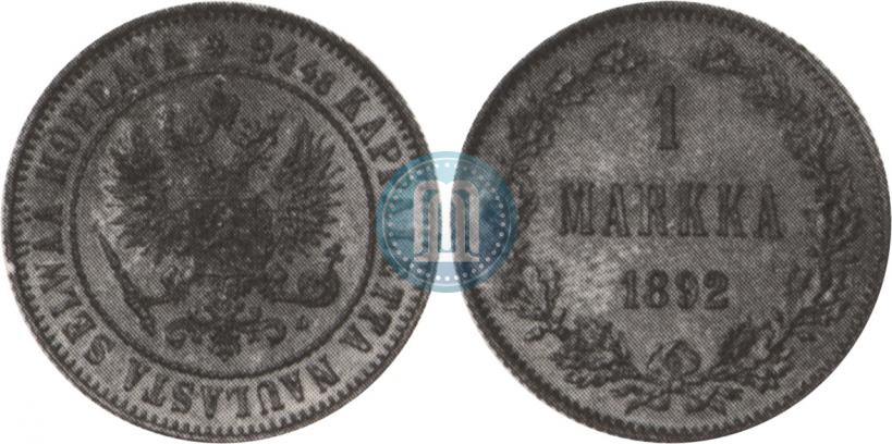 Picture 1 markka 1892 year L 