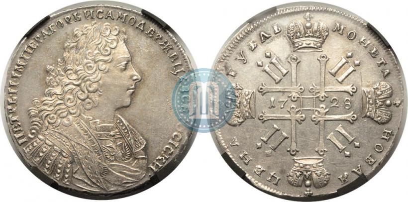 Picture 1 rouble 1728 year  "Type of 1728"