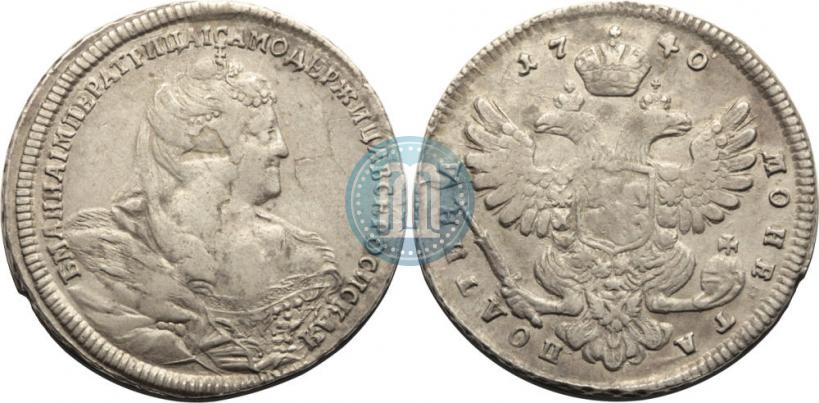 Picture Poltina 1740 year  "Moscow type"
