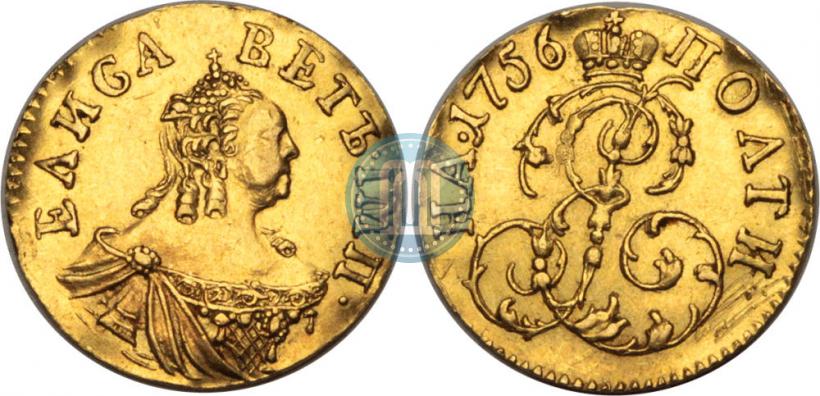 Picture Poltina 1756 year  