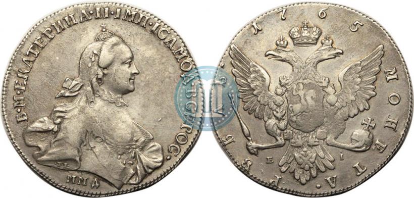 Picture 1 rouble 1765 year ММД-EI 