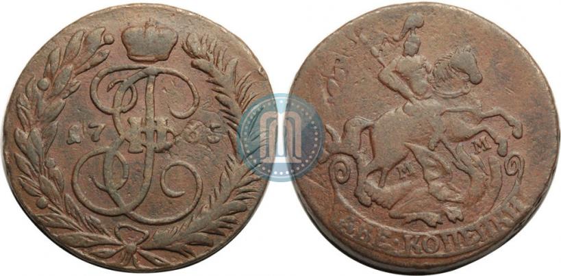 Picture 2 kopecks 1765 year ММ 