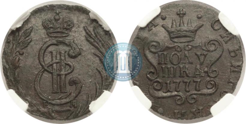 Фото Полушка 1777 года КМ 