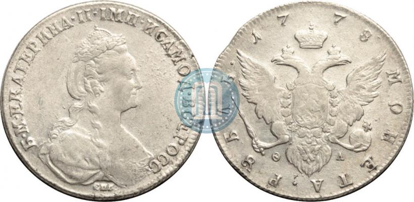 Picture 1 rouble 1778 year СПБ-ФЛ 