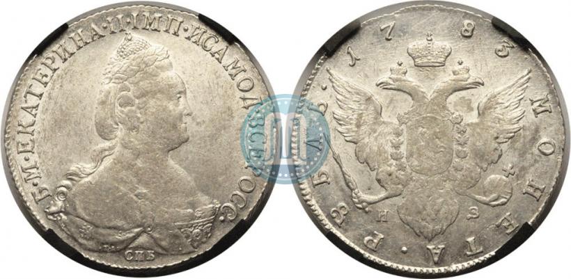 Picture 1 rouble 1783 year СПБ-ИЗ 