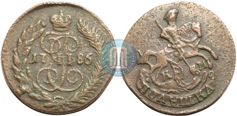 Picture Polushka 1786 year КМ 