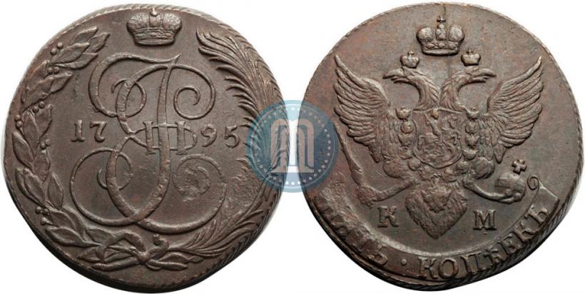 Picture 5 kopecks 1795 year КМ 