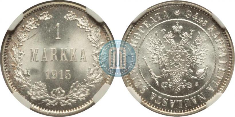 Picture 1 markka 1915 year S 