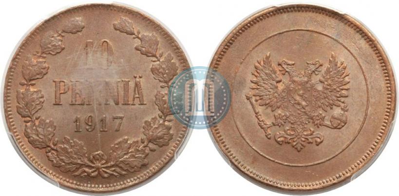 Фото 10 пенни 1917 года  