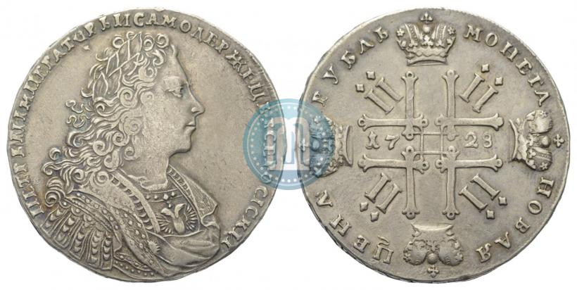 Picture 1 rouble 1728 year  "Type of 1728"