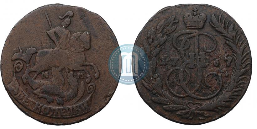 Picture 2 kopecks 1767 year ММ 