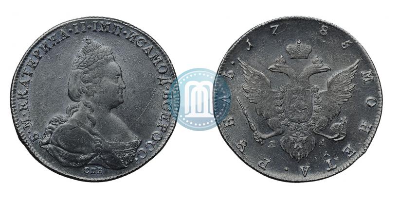 Фото 1 рубль 1789 года СПБ-АЯ 