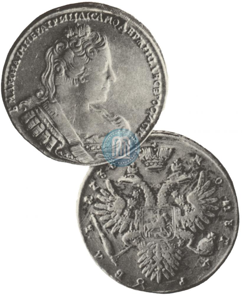 Picture 1 rouble 1733 year  