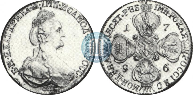 Picture 10 roubles 1796 year СПБ 