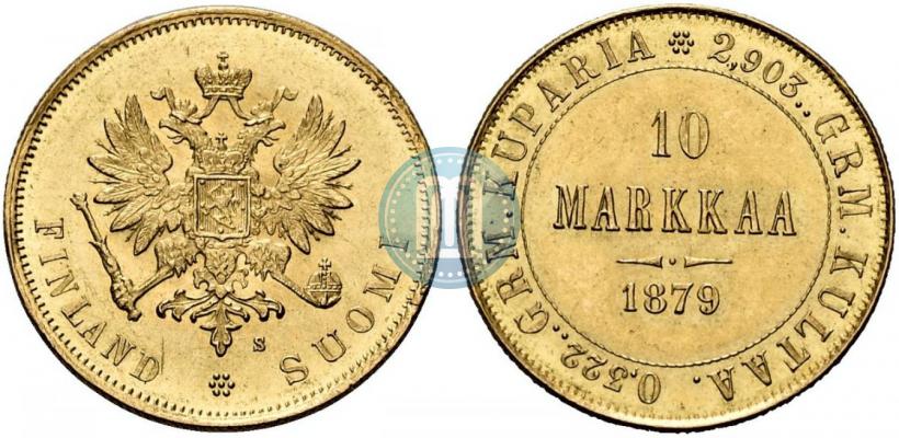 Picture 10 markkaa 1879 year S 