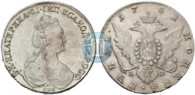 Picture 1 rouble 1782 year СПБ-ИЗ 