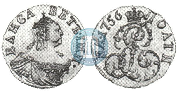 Picture Poltina 1756 year  