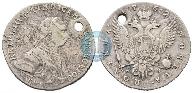 Picture Poltina 1762 year СПБ-НК 