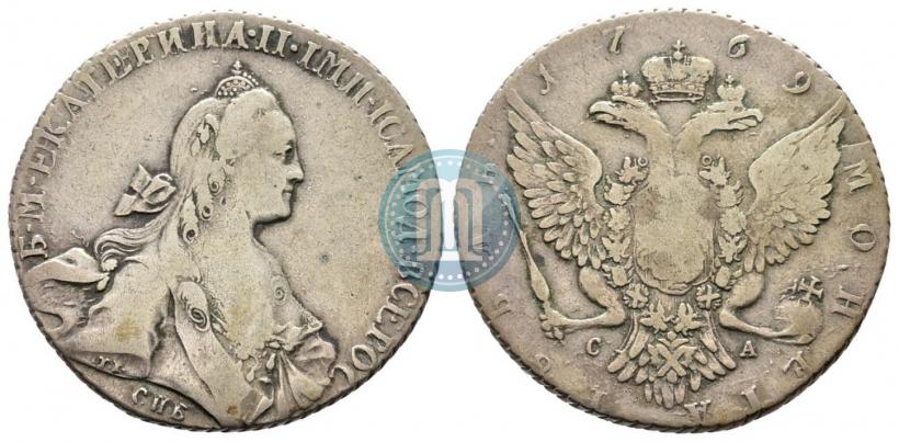 Picture 1 rouble 1769 year СПБ-СА 