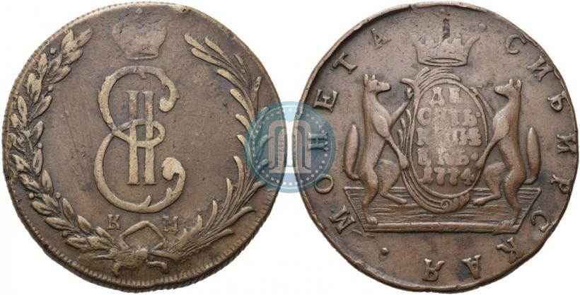 Picture 10 kopecks 1774 year КМ 