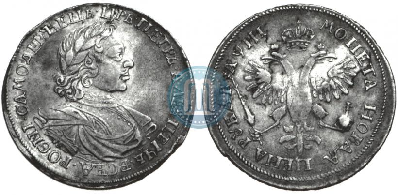 Фото 1 рубль 1718 года OK 