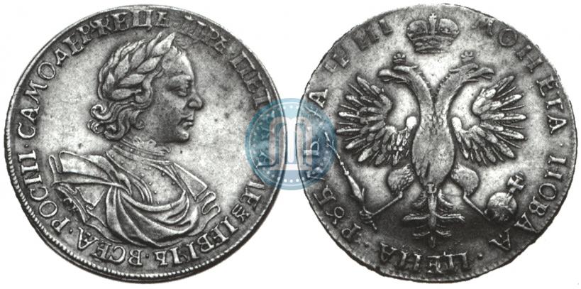 Picture 1 rouble 1718 year OK-L 