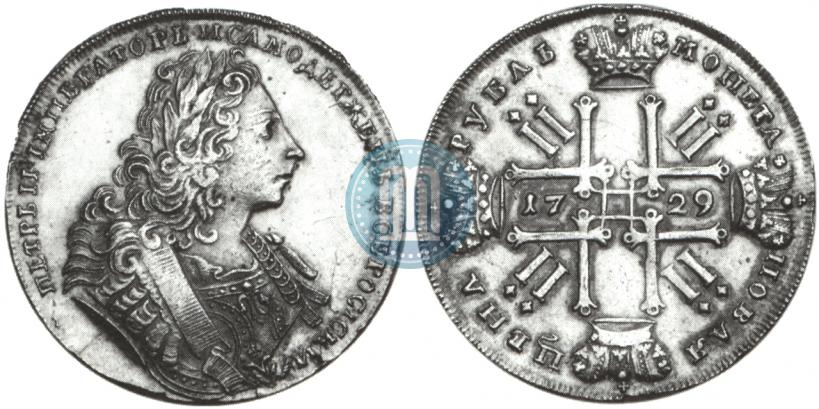 Picture 1 rouble 1729 year  "Type of 1729"