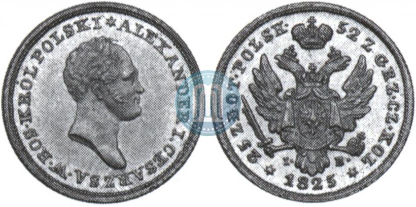 Picture 25 złotych 1825 year IB 