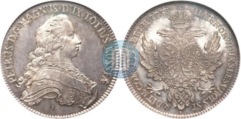 Picture Thaler 1753 year P "Albertusthaler"