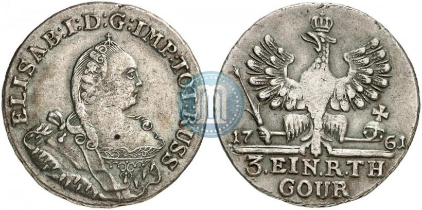 Picture 1/3 Thaler 1761 year  