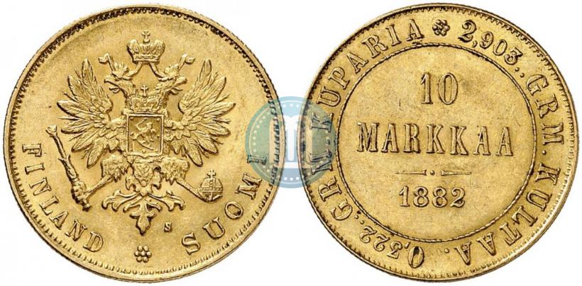 Фото 10 марок 1882 года S 